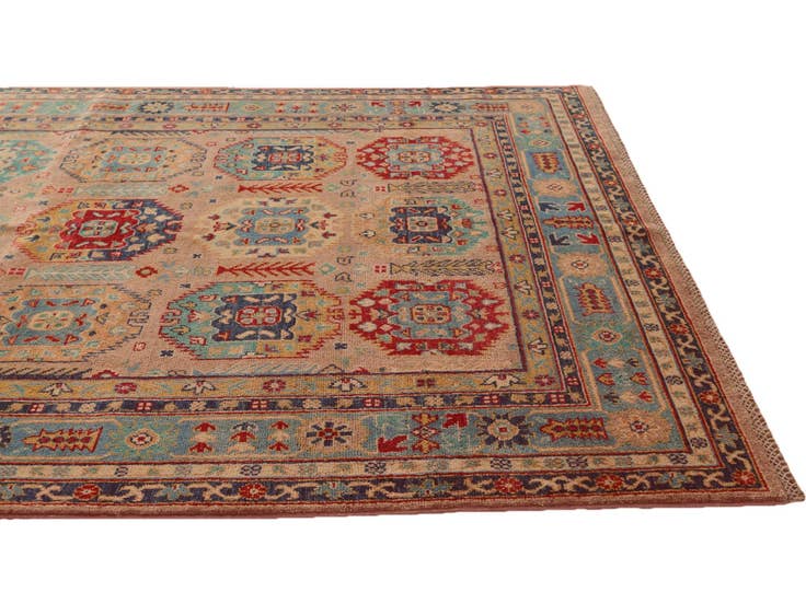 Detail image of 5' 7 x 7' 9 Hand Knotted Kazak Rug