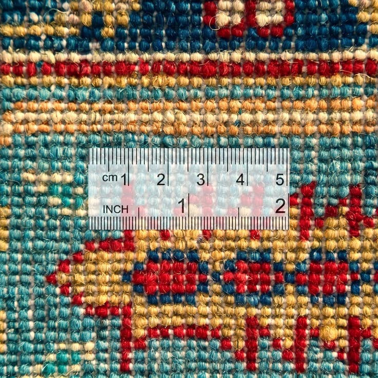 Detail image of 5' 7 x 7' 9 Hand Knotted Kazak Rug