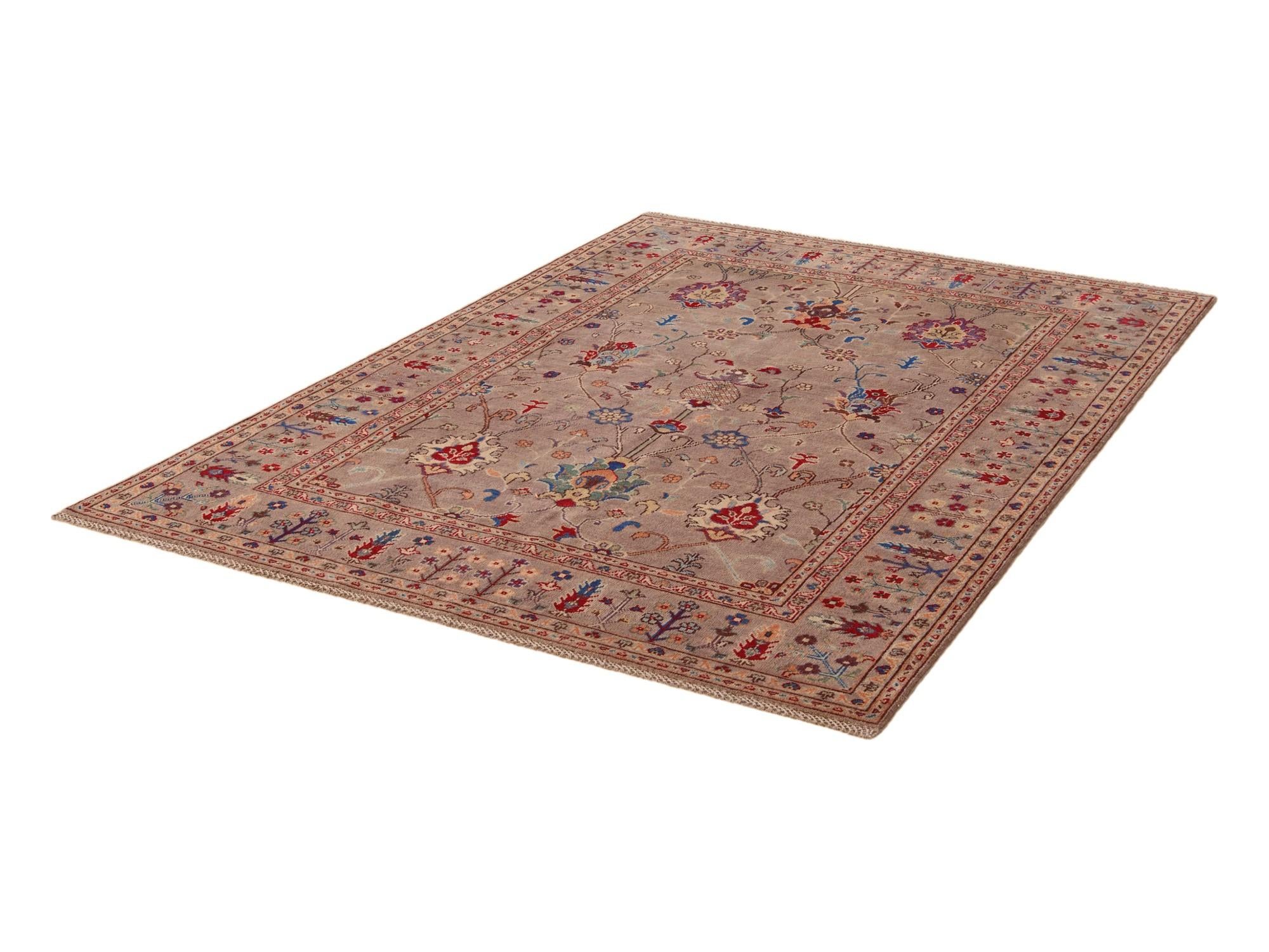 5' 8 x 8' Hand Knotted Kazak Rug