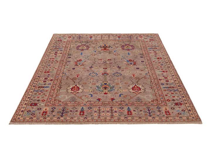 5' 8 x 8' Hand Knotted Kazak Rug
