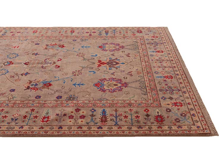 Detail image of 5' 8 x 8' Hand Knotted Kazak Rug
