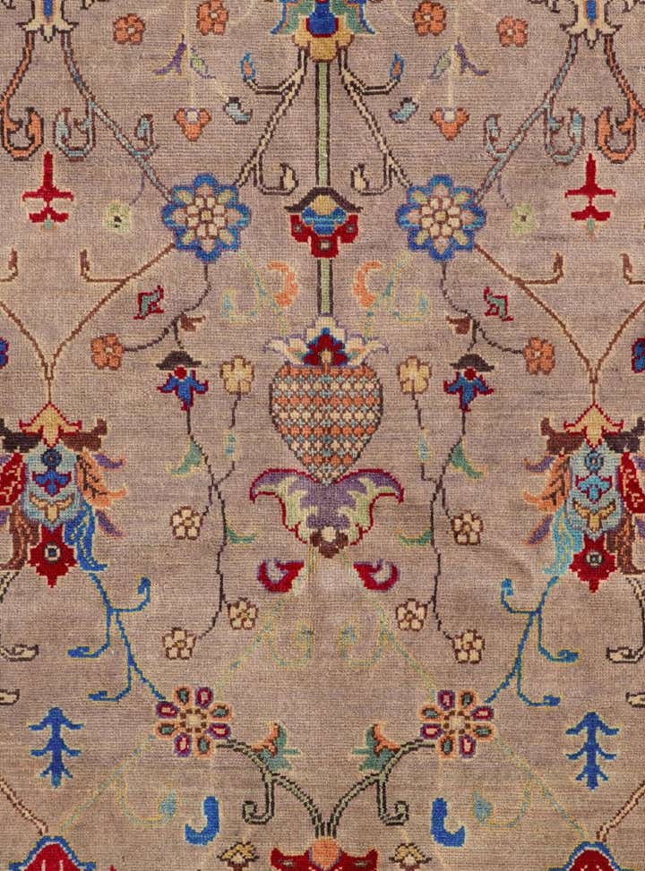 5' 8 x 8' Hand Knotted Kazak Rug