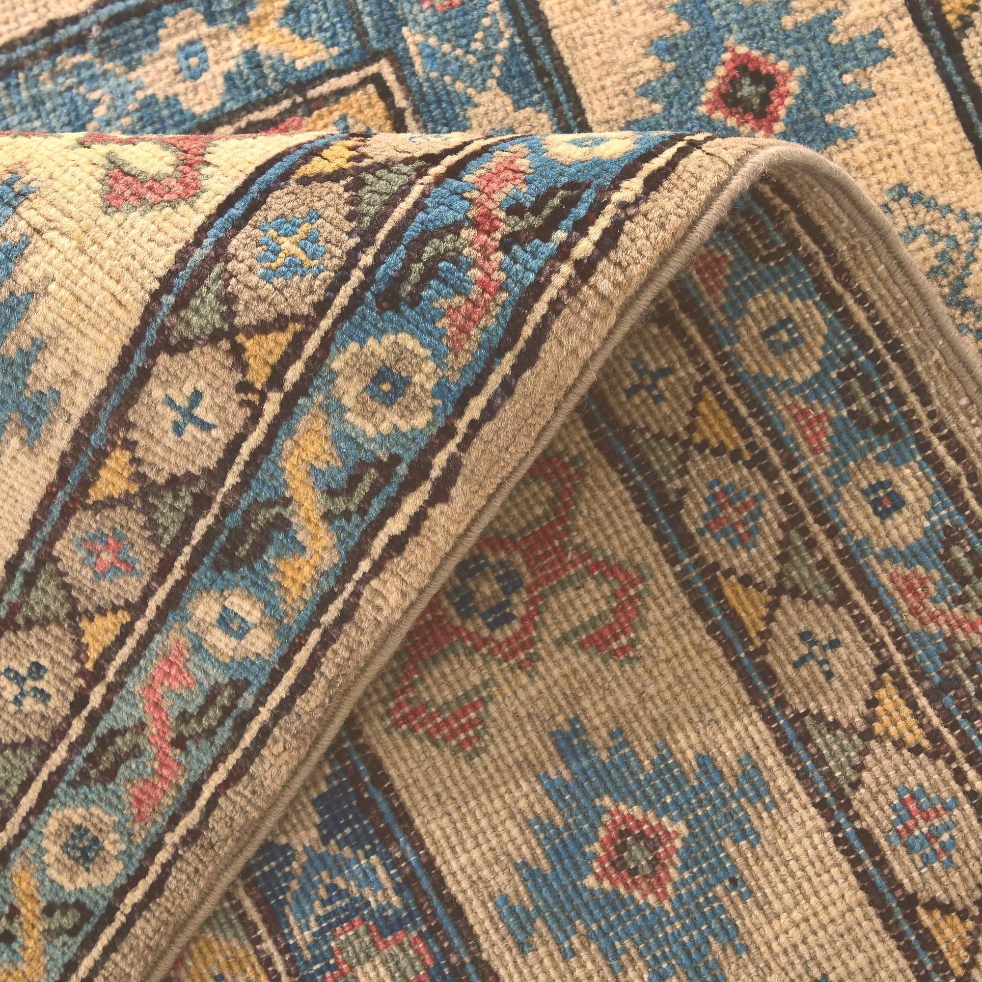 4' 1 x 6' Hand Knotted Kazak Rug