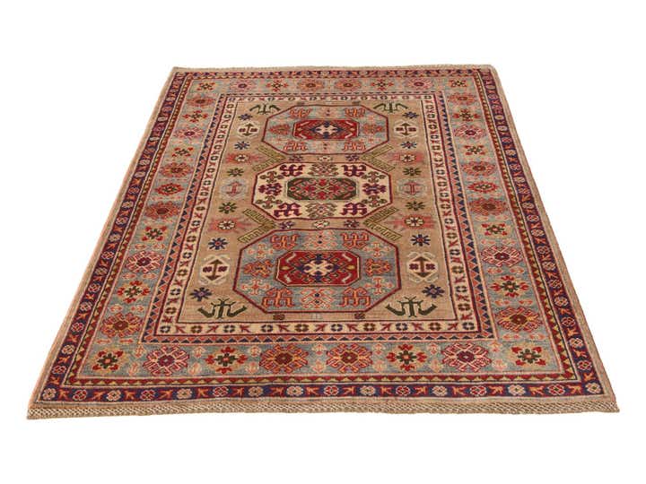 4' x 5' 11 Hand Knotted Kazak Rug