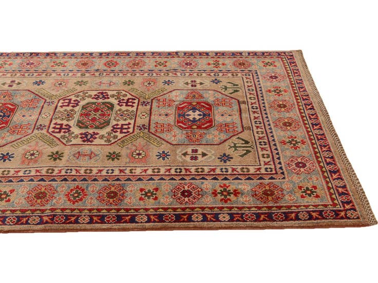 Detail image of 4' x 5' 11 Hand Knotted Kazak Rug
