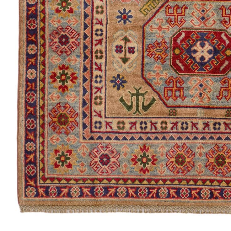 Detail image of 4' x 5' 11 Hand Knotted Kazak Rug