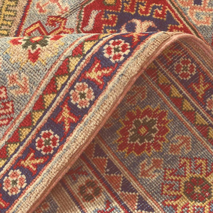 Detail image of 4' x 5' 11 Hand Knotted Kazak Rug