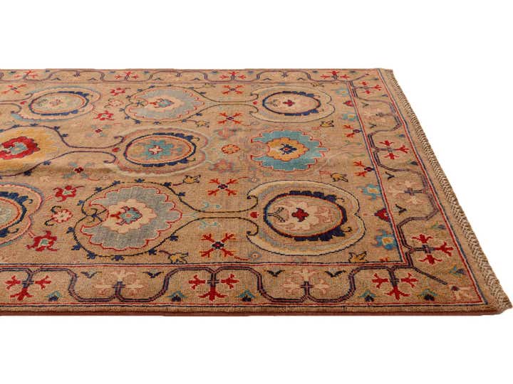 4' 1 x 5' 9 Hand Knotted Kazak Rug