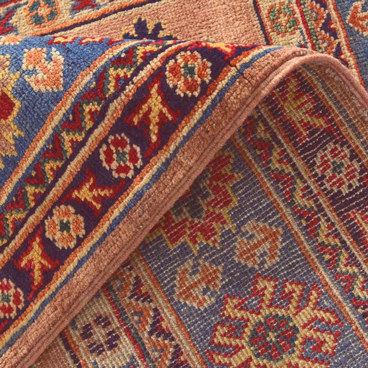 4' 3 x 5' 10 Hand Knotted Kazak Rug