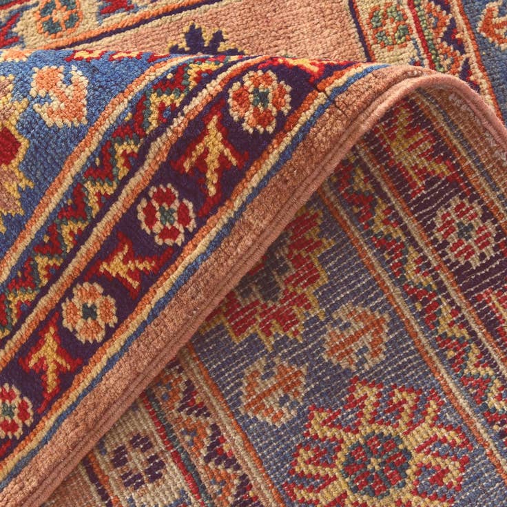 Detail image of 4' 3 x 5' 10 Hand Knotted Kazak Rug