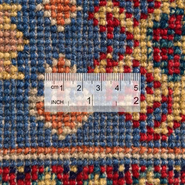 4' 3 x 5' 10 Hand Knotted Kazak Rug