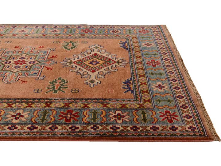 4' 1 x 5' 11 Hand Knotted Kazak Rug