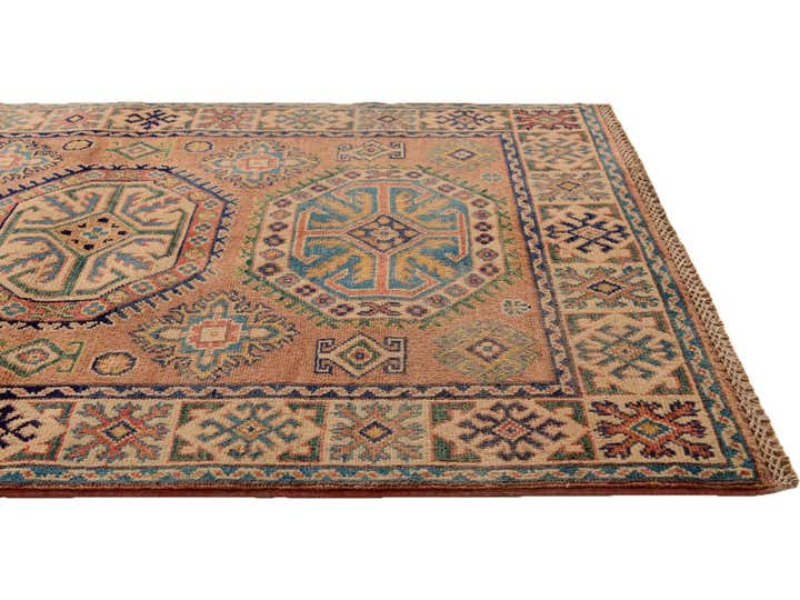 3' 2 x 4' 10 Hand Knotted Kazak Rug