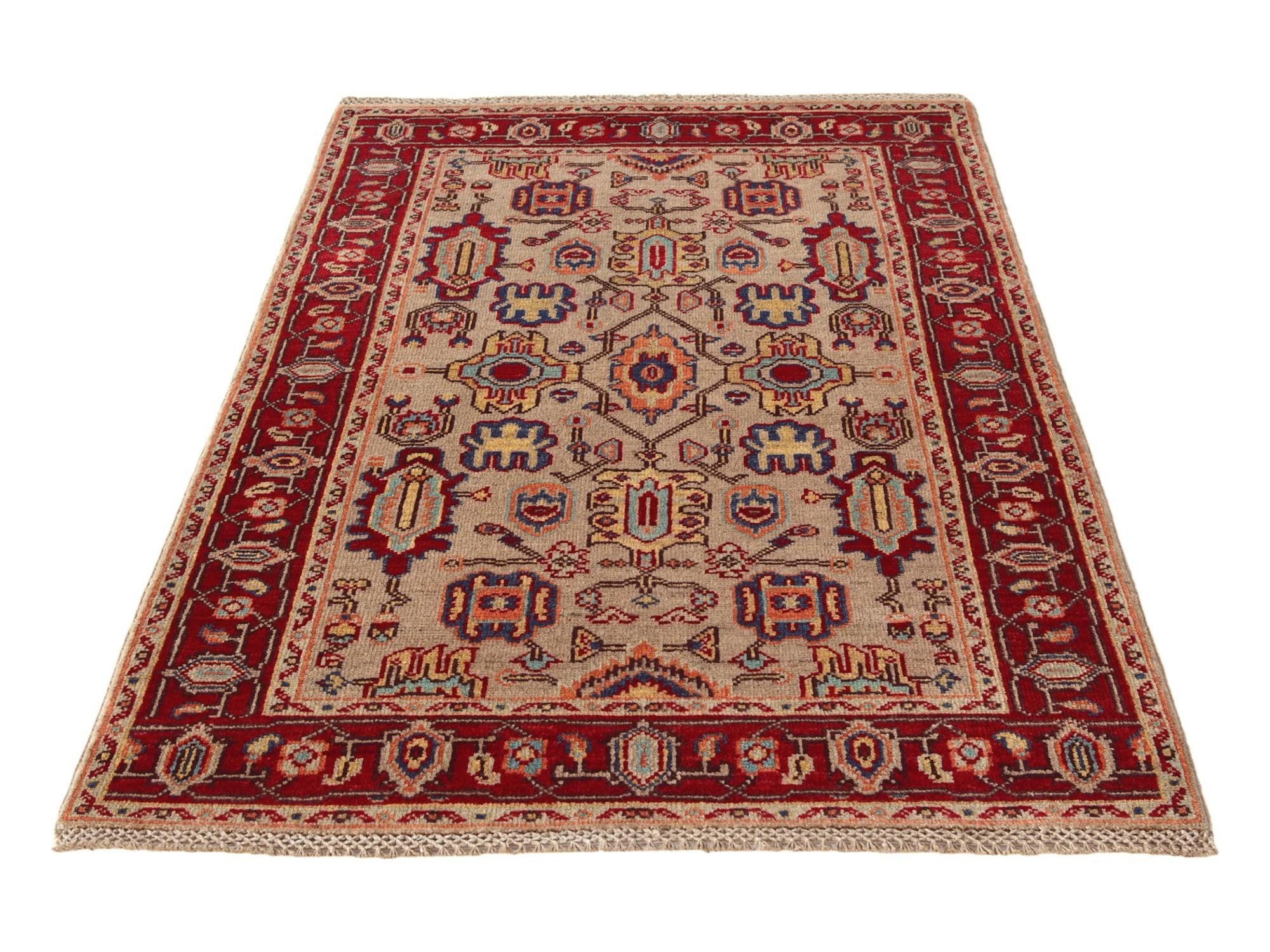 3' 1 x 4' 11 Hand Knotted Kazak Rug