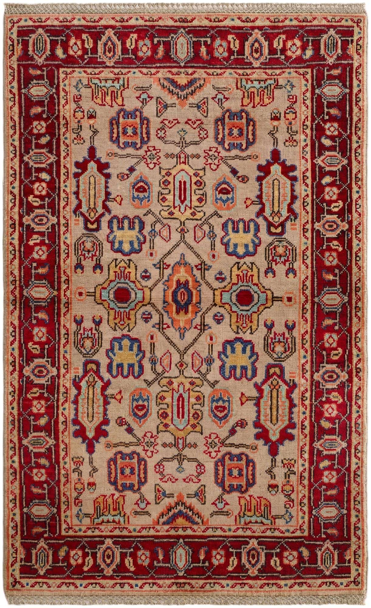 3' 1 x 4' 11 Hand Knotted Kazak Rug
