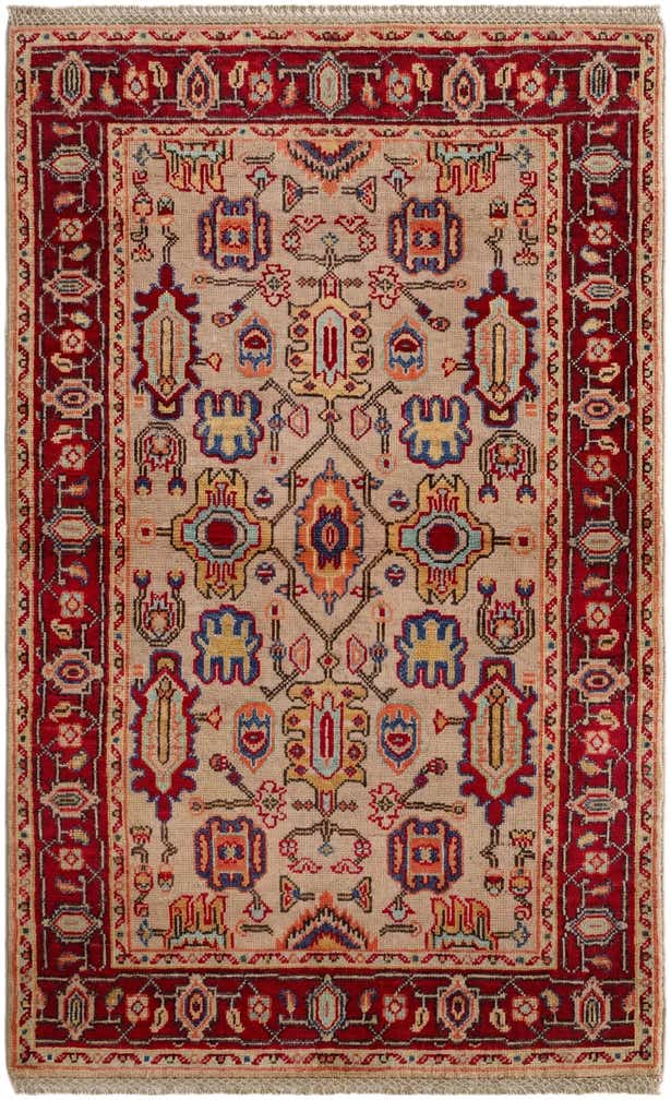 3' 1 x 4' 11 Hand Knotted Kazak Rug