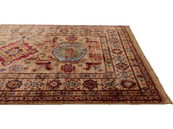 3' 5 x 5' 1 Hand Knotted Kazak Rug