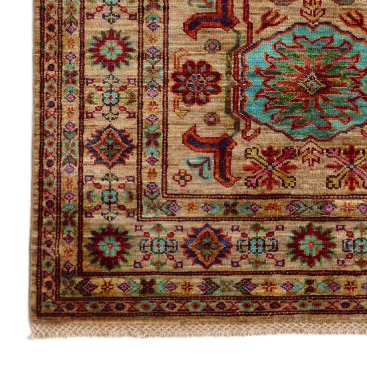 Detail image of 3' 5 x 5' 1 Hand Knotted Kazak Rug