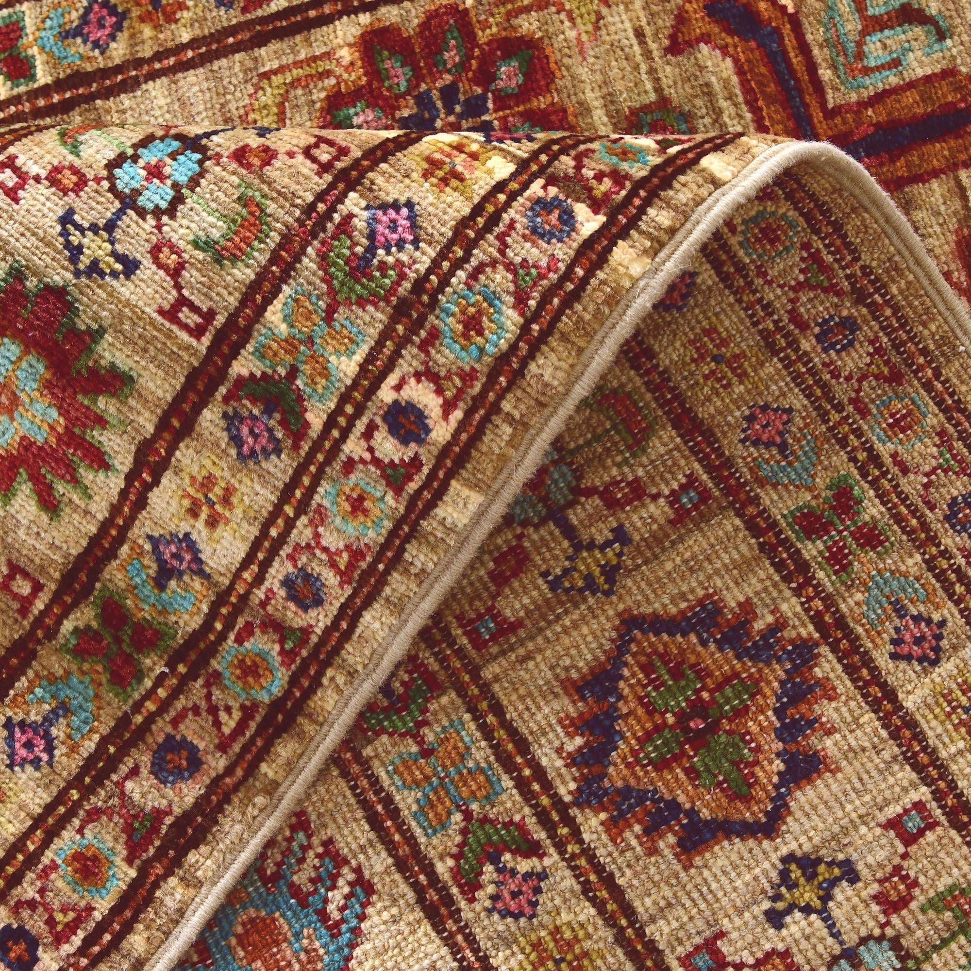 3' 5 x 5' 1 Hand Knotted Kazak Rug