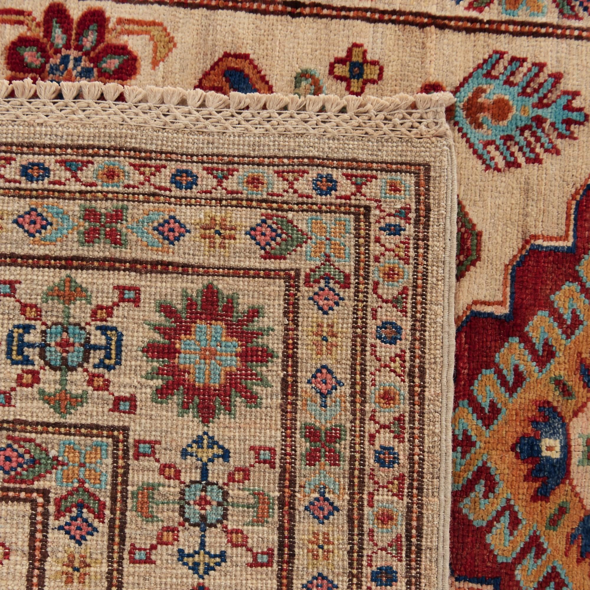 105cm x 155cm Hand Knotted Kazak Rug
