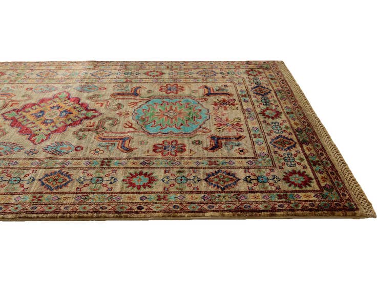 Detail image of 3' 5 x 5' 2 Hand Knotted Kazak Rug