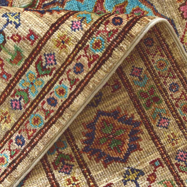 3' 5 x 5' 2 Hand Knotted Kazak Rug