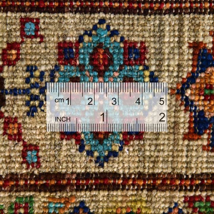 3' 5 x 5' 2 Hand Knotted Kazak Rug