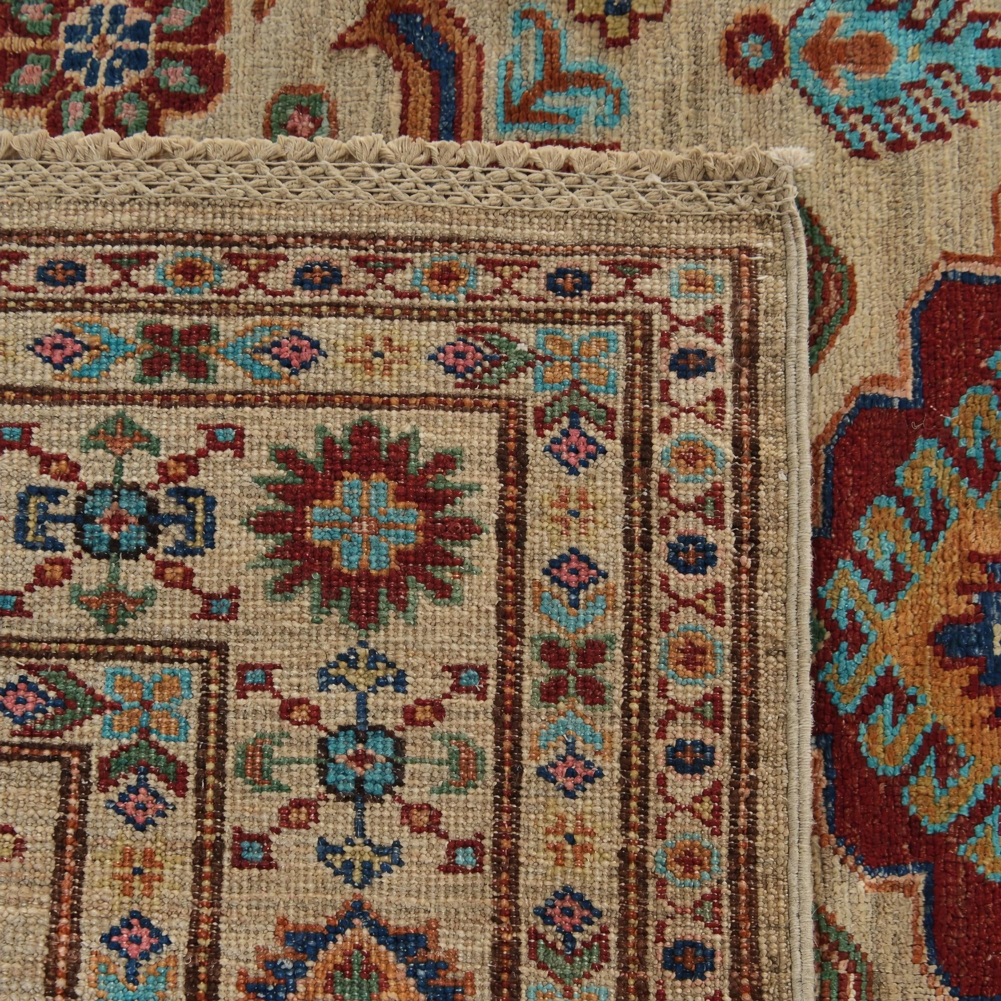 105cm x 155cm Hand Knotted Kazak Rug