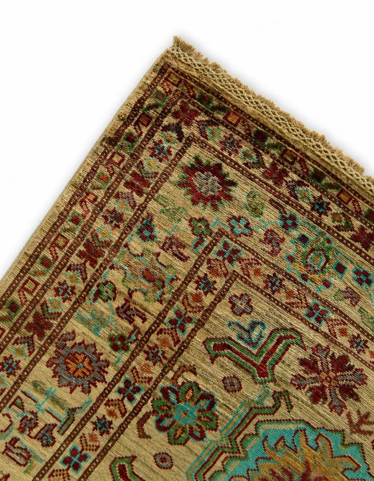 Detail image of 3' 6 x 5' 3 Hand Knotted Kazak Rug