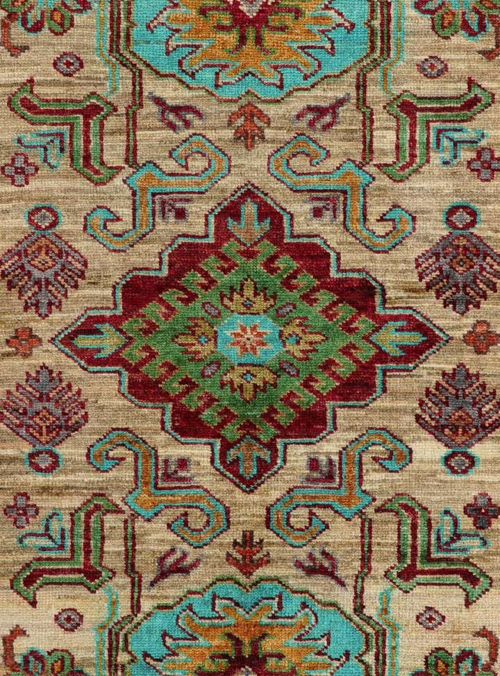 3' 6 x 5' 3 Hand Knotted Kazak Rug