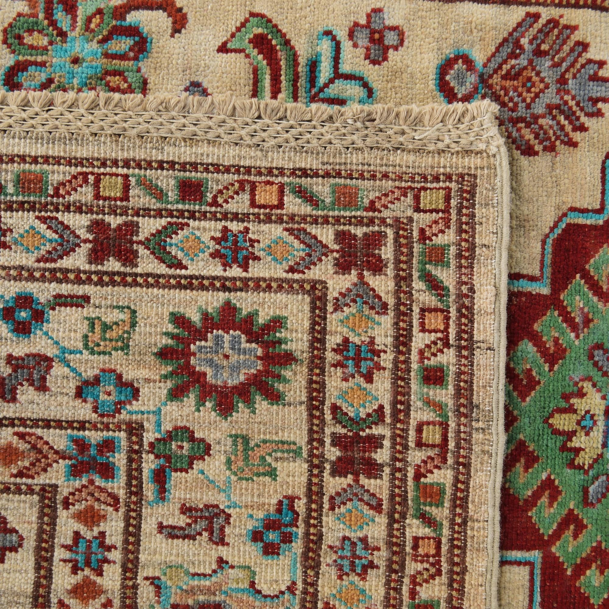 105cm x 160cm Hand Knotted Kazak Rug