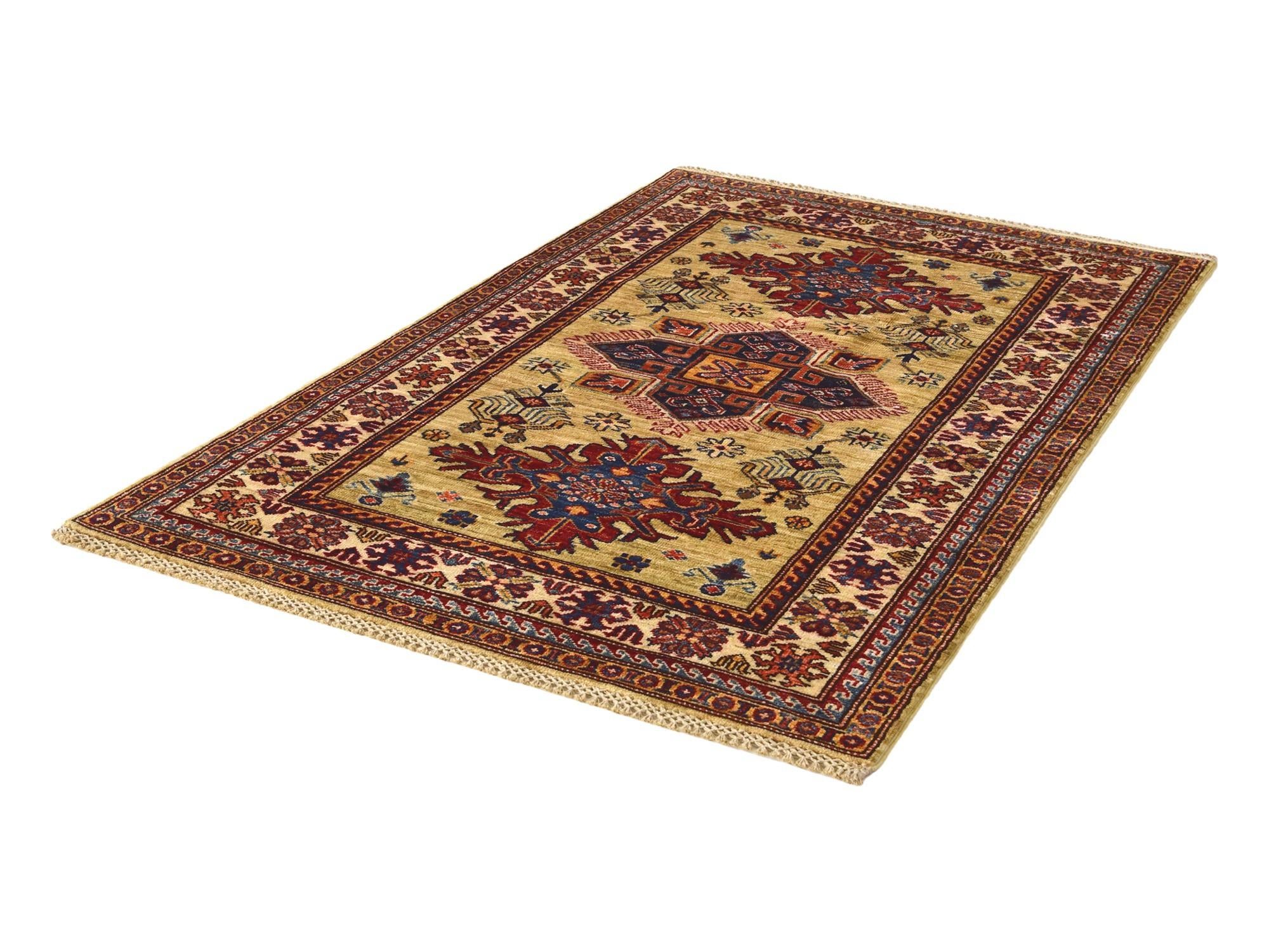 3' 3 x 5' 2 Hand Knotted Kazak Rug