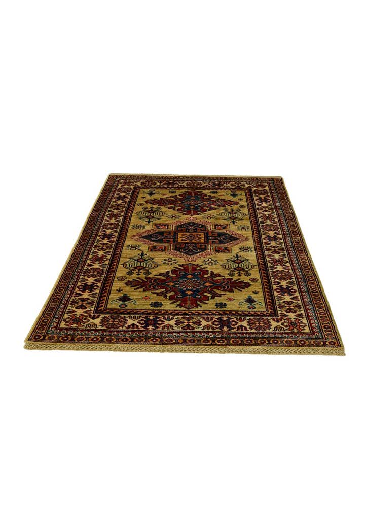 3' 3 x 5' 2 Hand Knotted Kazak Rug