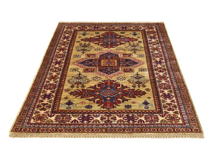 3' 3 x 5' 2 Hand Knotted Kazak Rug