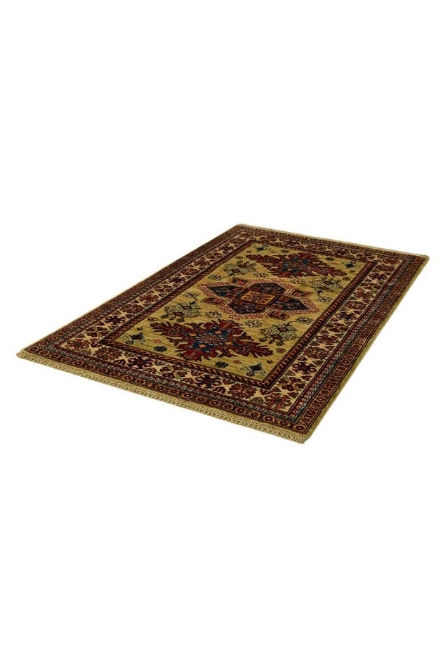 Detail image of 3' 3 x 5' 2 Hand Knotted Kazak Rug