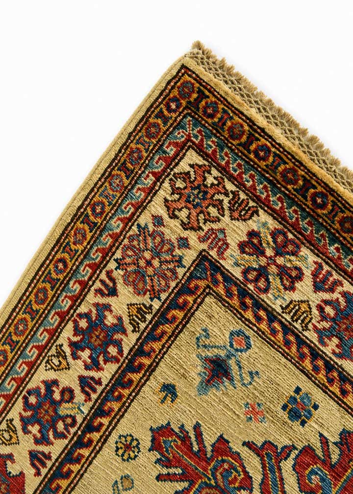 3' 3 x 5' 2 Hand Knotted Kazak Rug