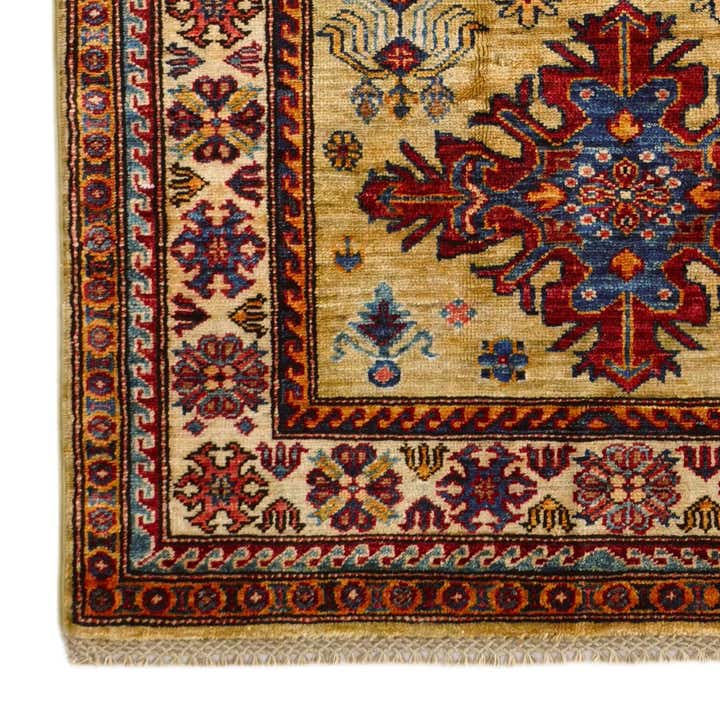 3' 3 x 5' 2 Hand Knotted Kazak Rug