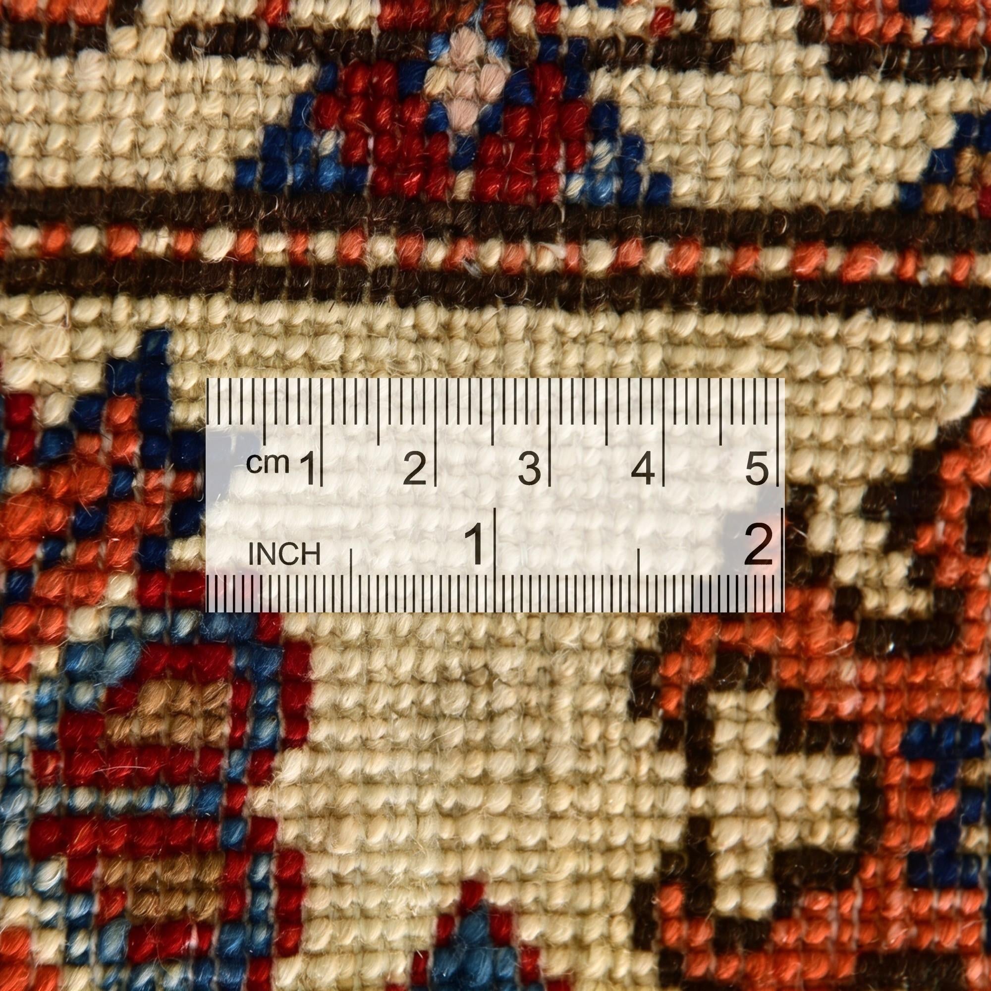 3' 3 x 5' 2 Hand Knotted Kazak Rug