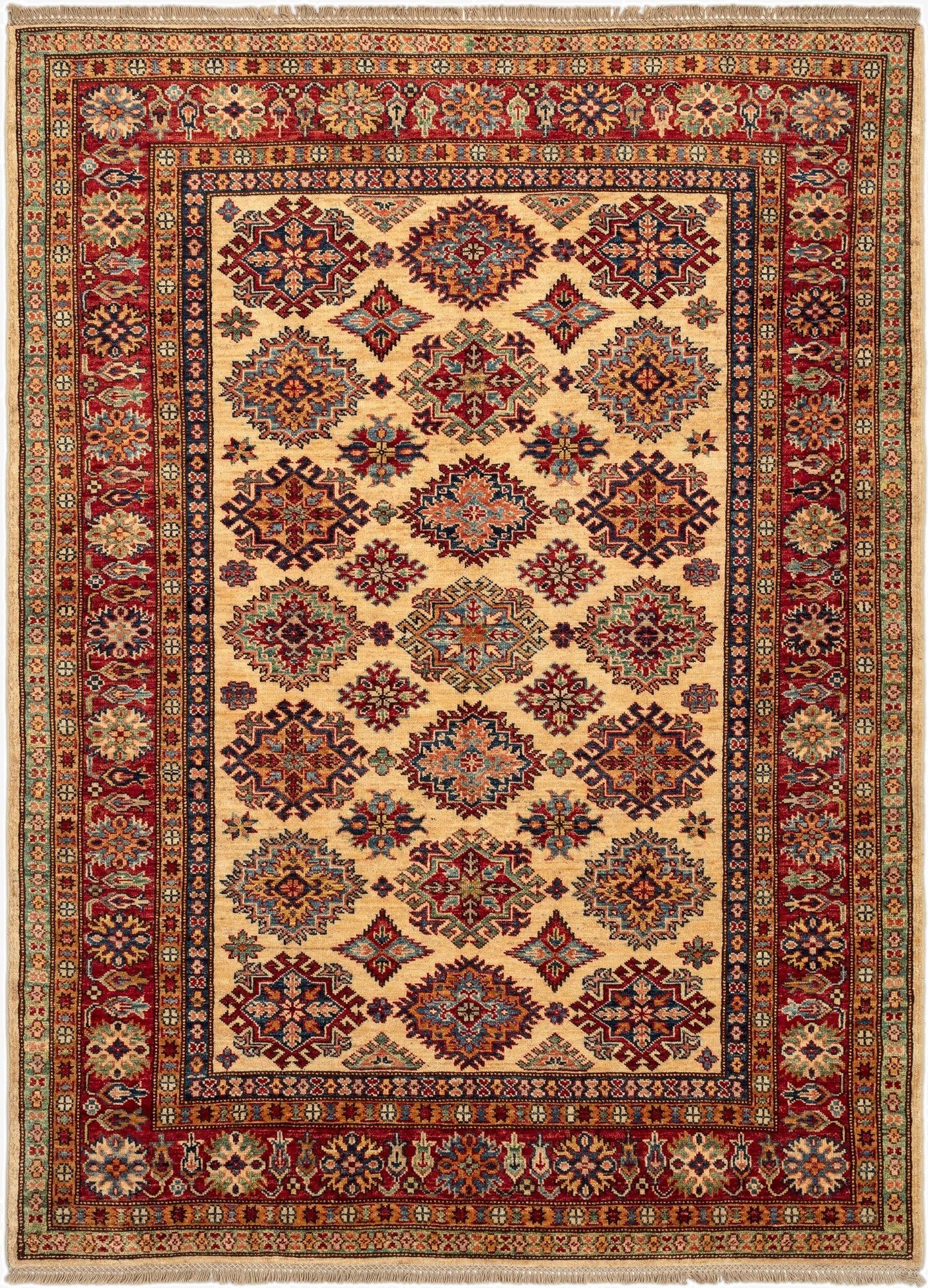 5' x 6' 10 Kazak Rug