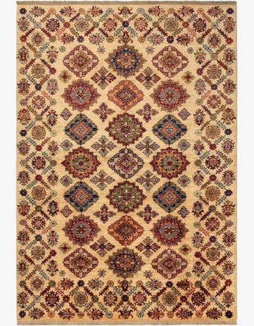 5' 10 x 8' 6 Kazak Wool Rug