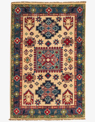 2' 8 x 4' 2 Hand Knotted Kazak Rug