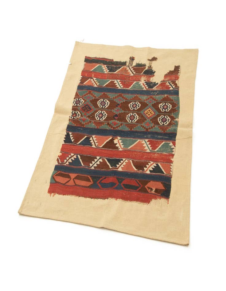 Detail image of 3' 3 x 4' 11 Kelim Rug