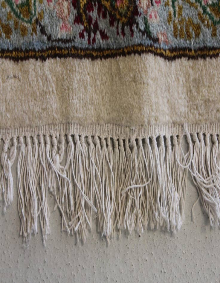 Detail image of 13' x 17' 2 Hand Knotted Kerman Persian Wool Rug