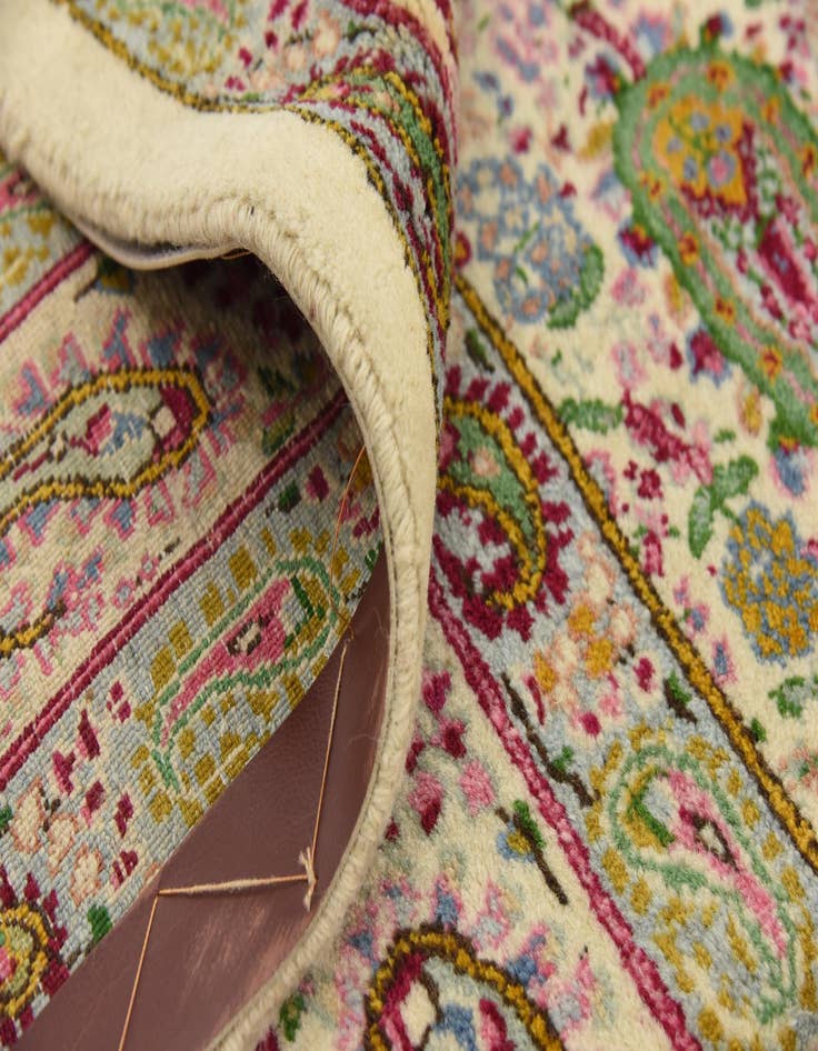 Detail image of 13' x 17' 2 Hand Knotted Kerman Persian Wool Rug