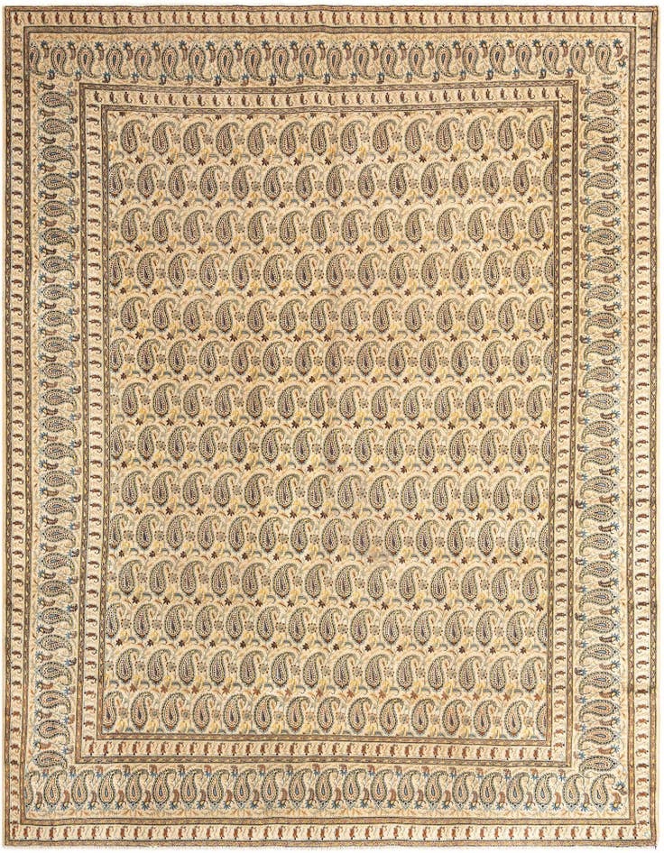 Detail image of 9' 9 x 12' 11 Kerman Wool Rug