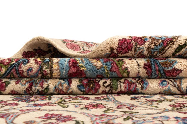 Detail image of 11' 1 x 12' 9 Kerman Wool Rug