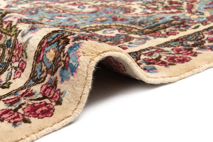 Detail image of 11' 1 x 12' 9 Kerman Wool Rug