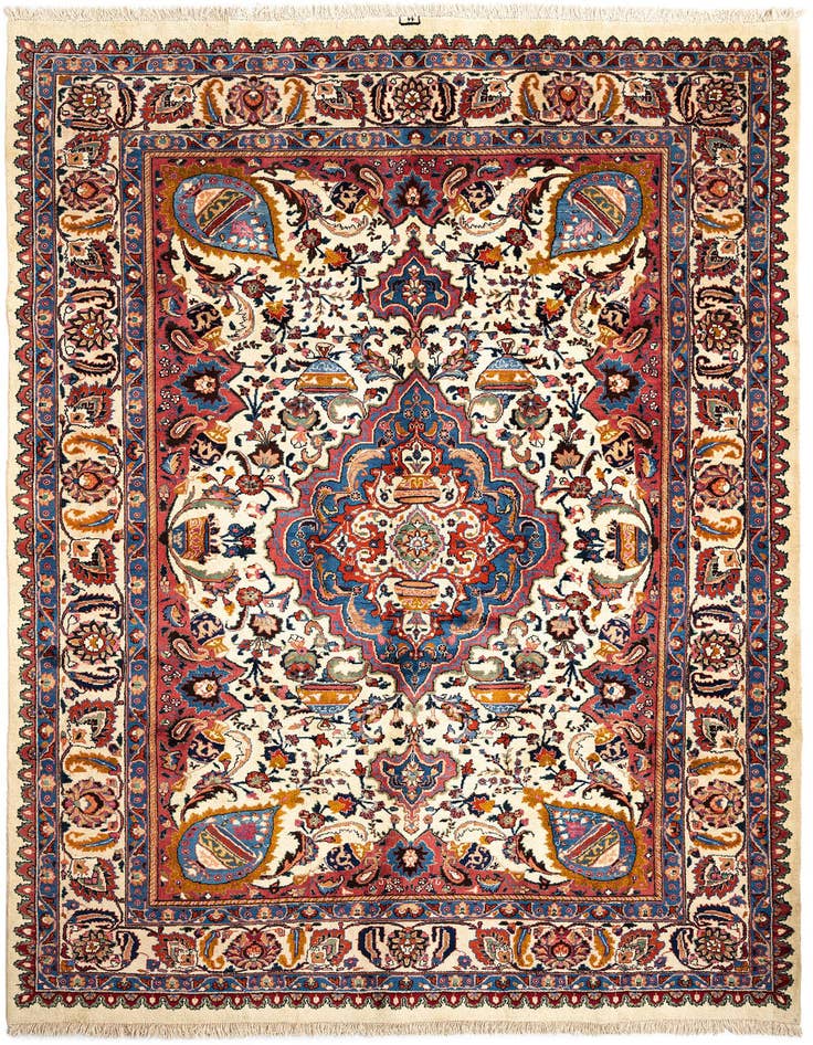 Detail image of 7' 10 x 10' 10 Kerman Wool Rug