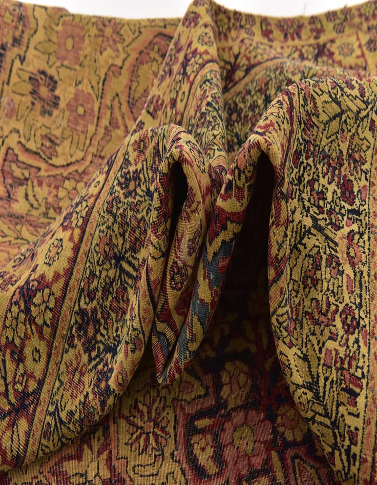 Detail image of 8' 8 x 11' 4 Hand Knotted Kerman Persian Wool Rug
