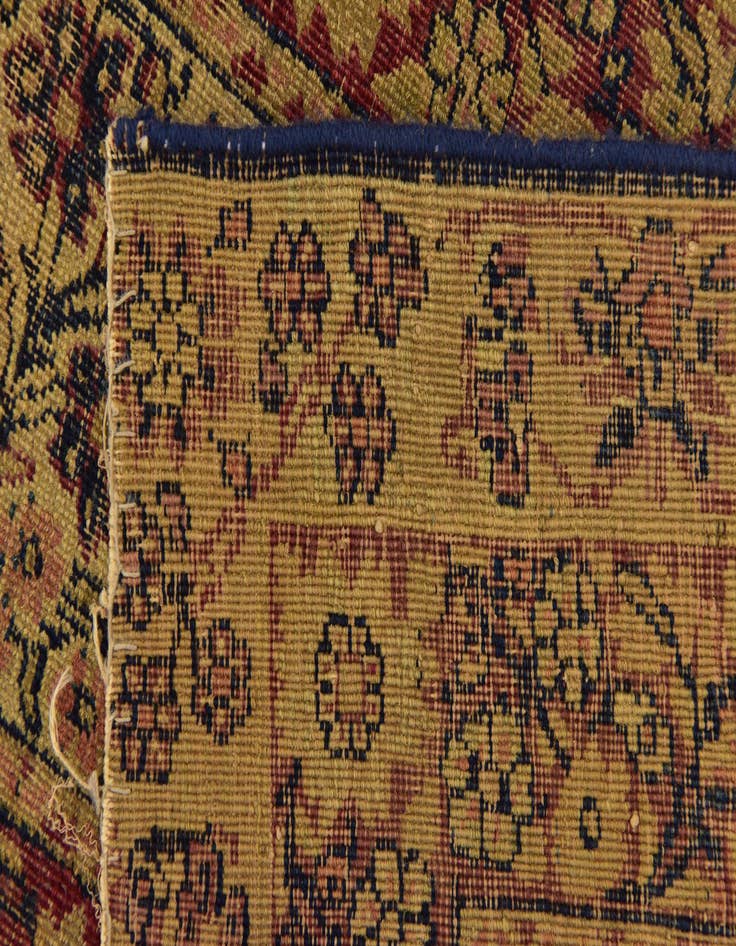 Detail image of 8' 8 x 11' 4 Hand Knotted Kerman Persian Wool Rug